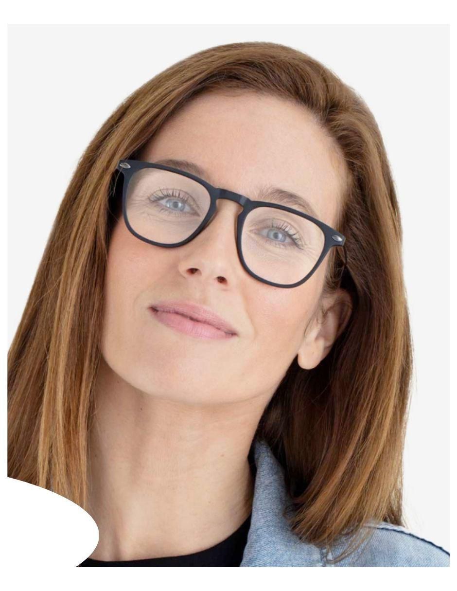 Lentes de lectura Dino Black unisex 6