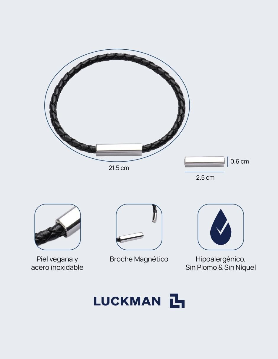 Pulsera con zirconia cúbica acabado brillante 6