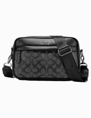 Bolsa bandolera de cuero para hombre