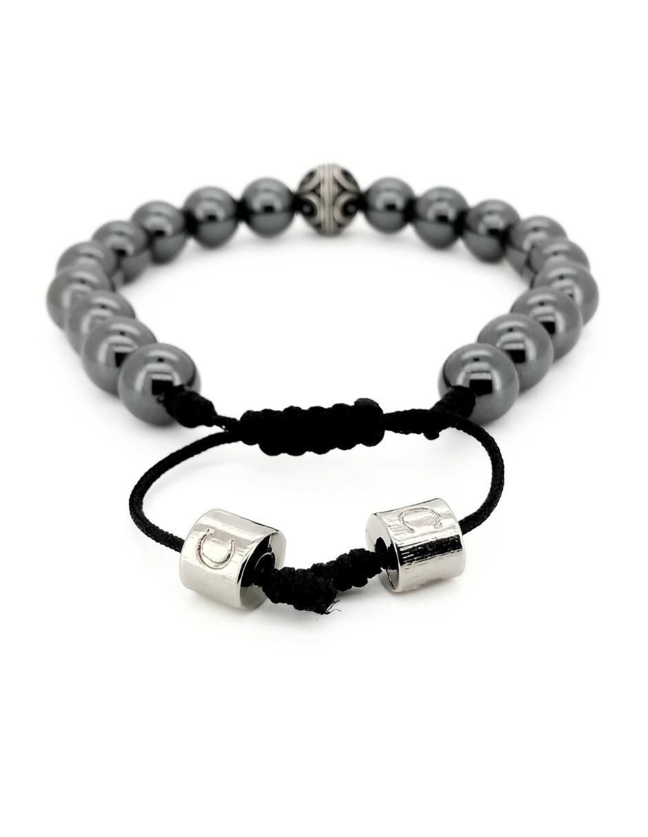 Pulsera de plata con hematita P 925 Bloodstone acabado brillante 4