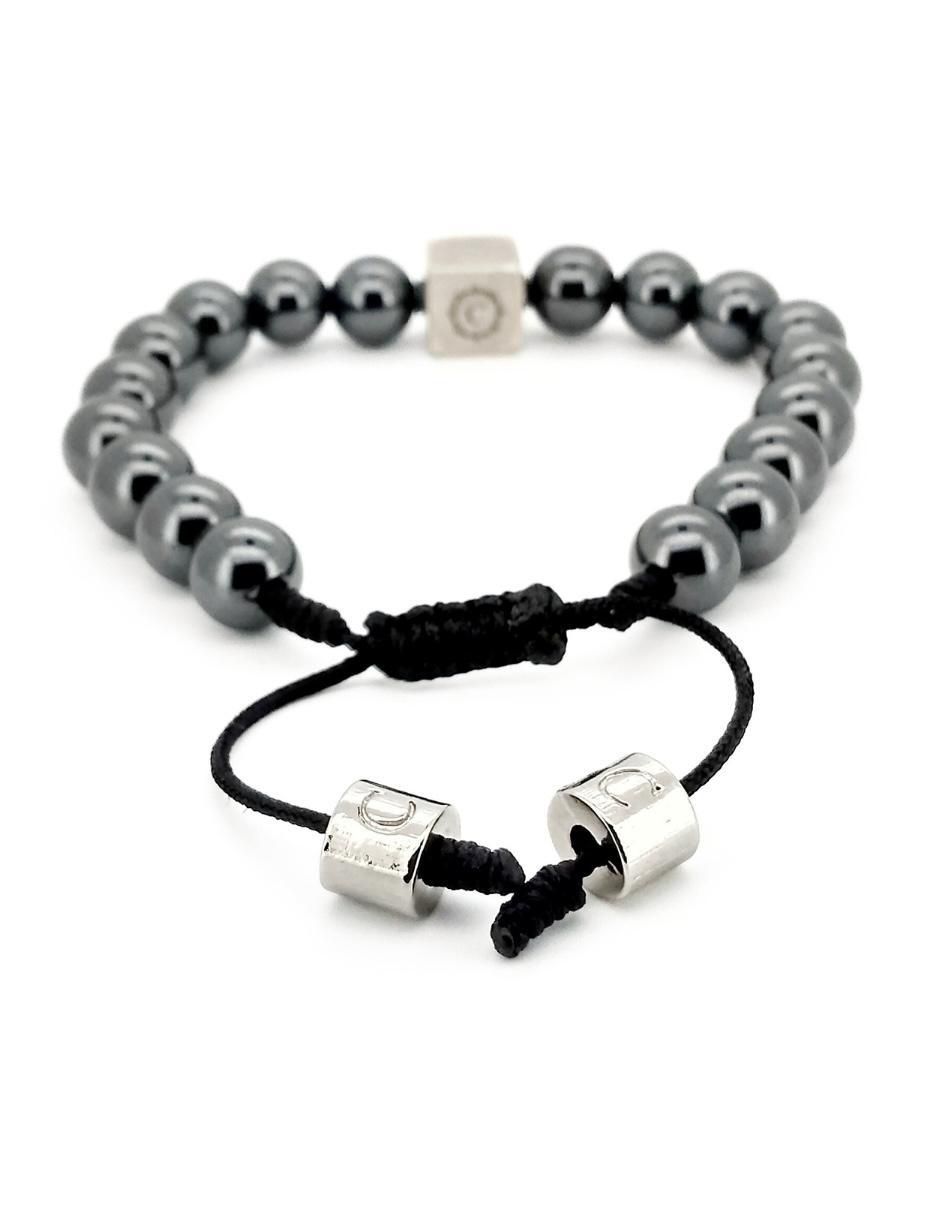 Pulsera de plata con hematita P 925 Bloodstone acabado brillante 3