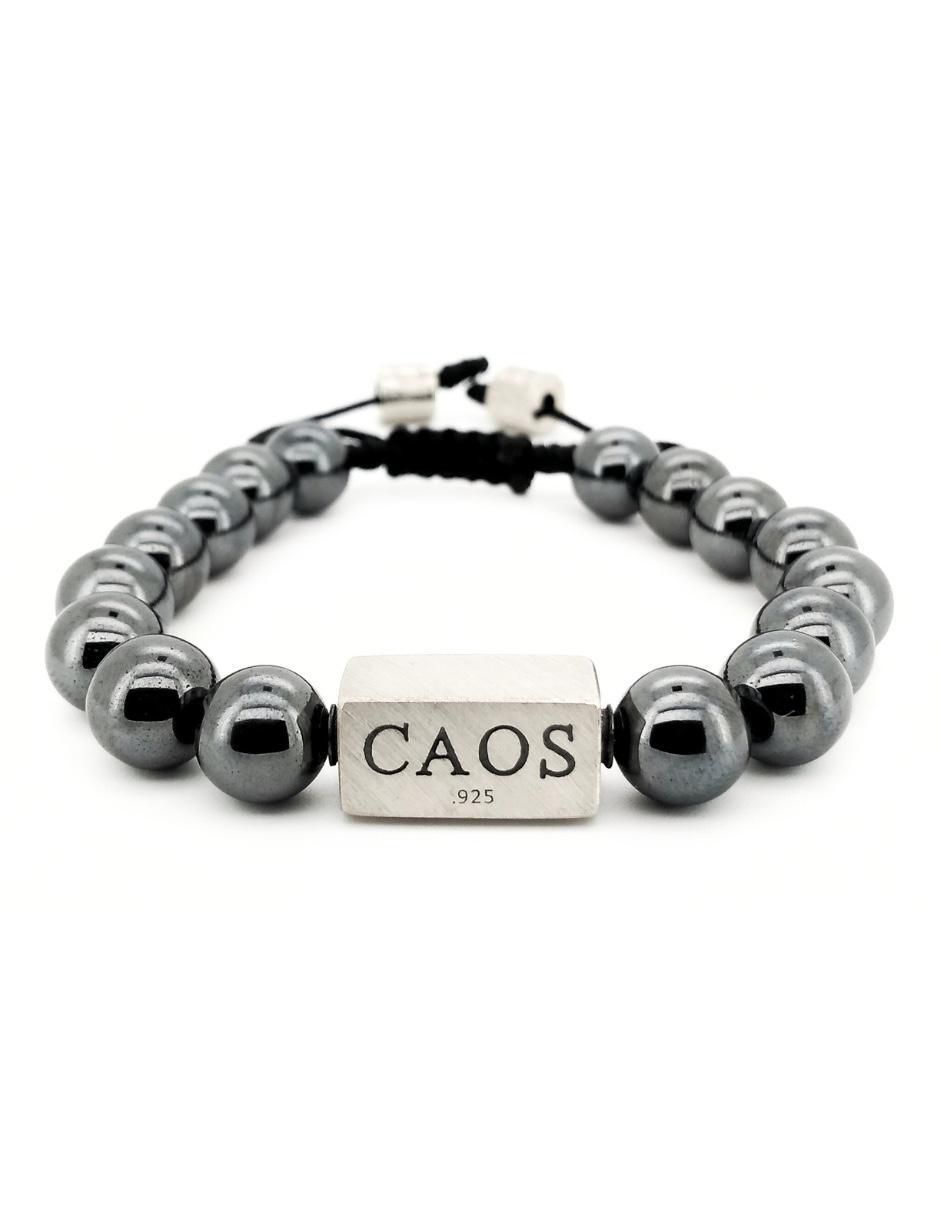 Pulsera de plata con hematita P 925 Bloodstone acabado brillante Pulsera de plata con hematita P 925 Bloodstone acabado brillante