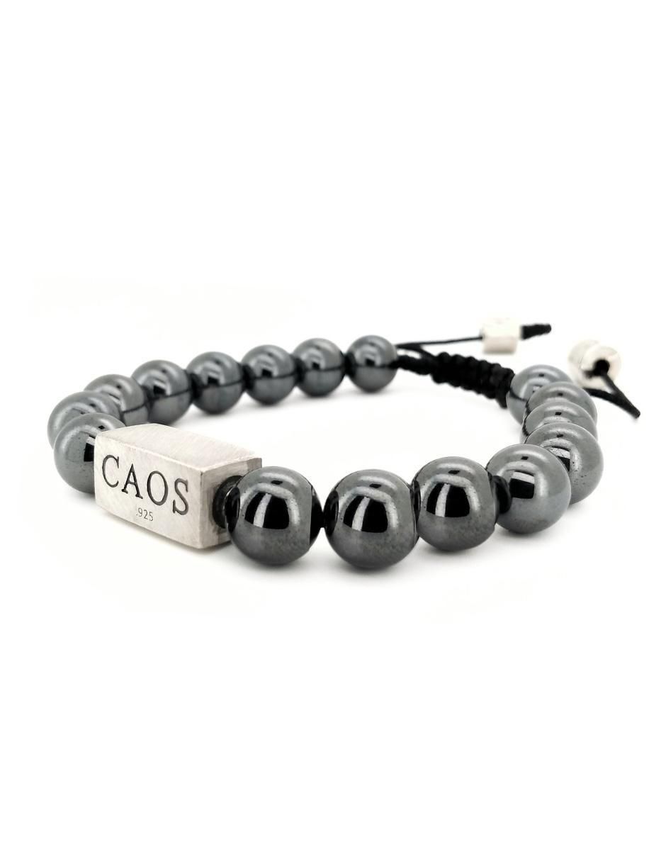 Pulsera de plata con hematita P 925 Bloodstone acabado brillante 3
