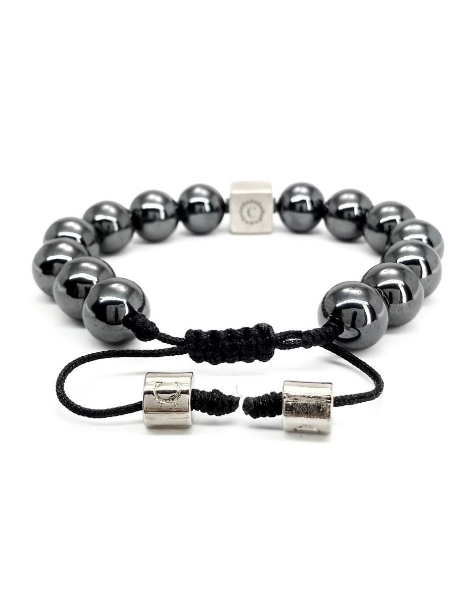 Pulsera de plata con hematita P 925 Bloodstone acabado brillante 3
