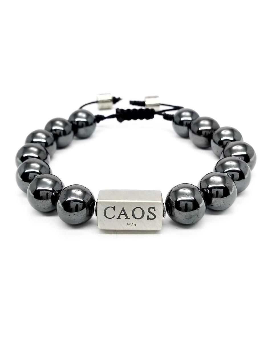 Pulsera de plata con hematita P 925 Bloodstone acabado brillante Pulsera de plata con hematita P 925 Bloodstone acabado brillante