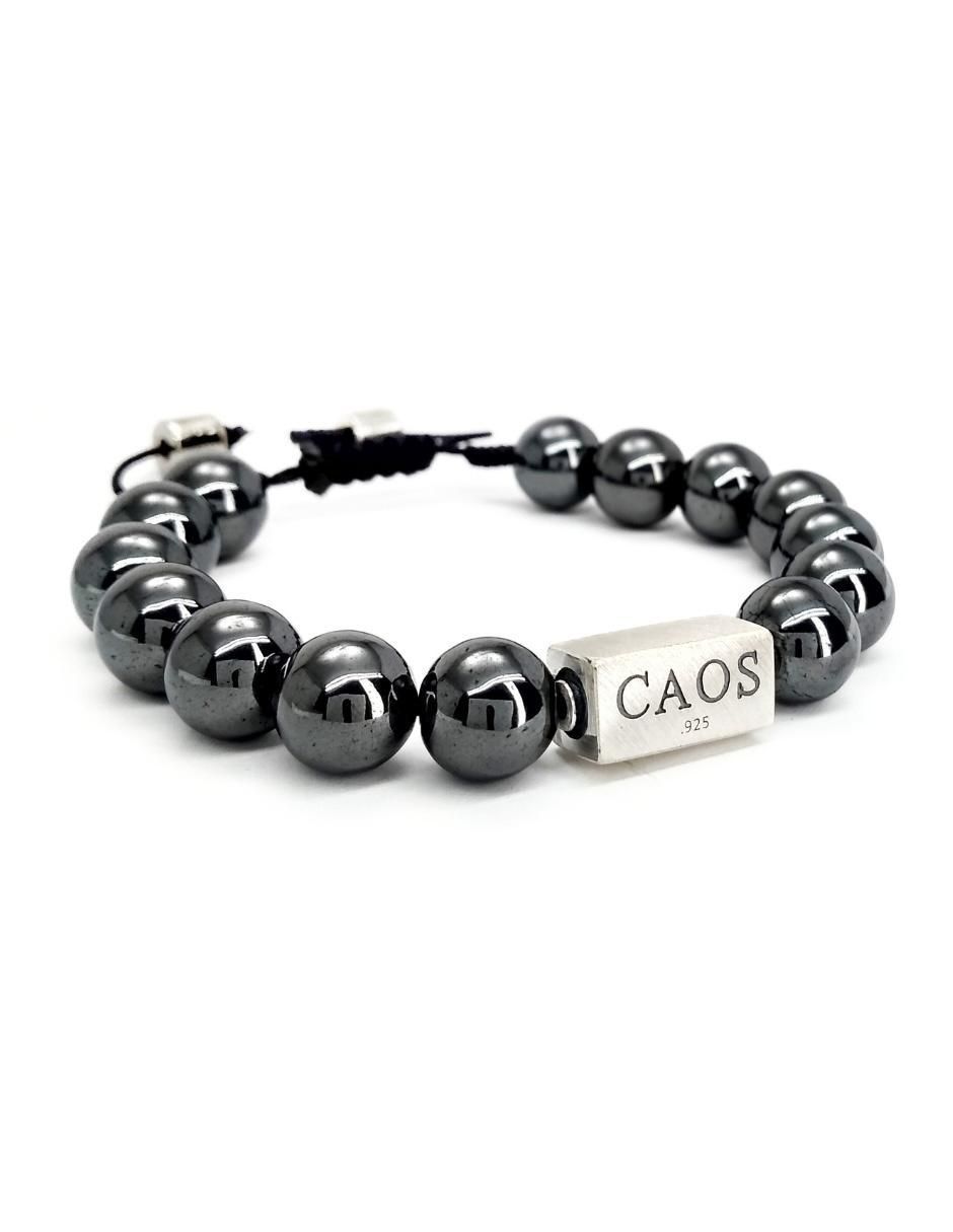 Pulsera de plata con hematita P 925 Bloodstone acabado brillante 2