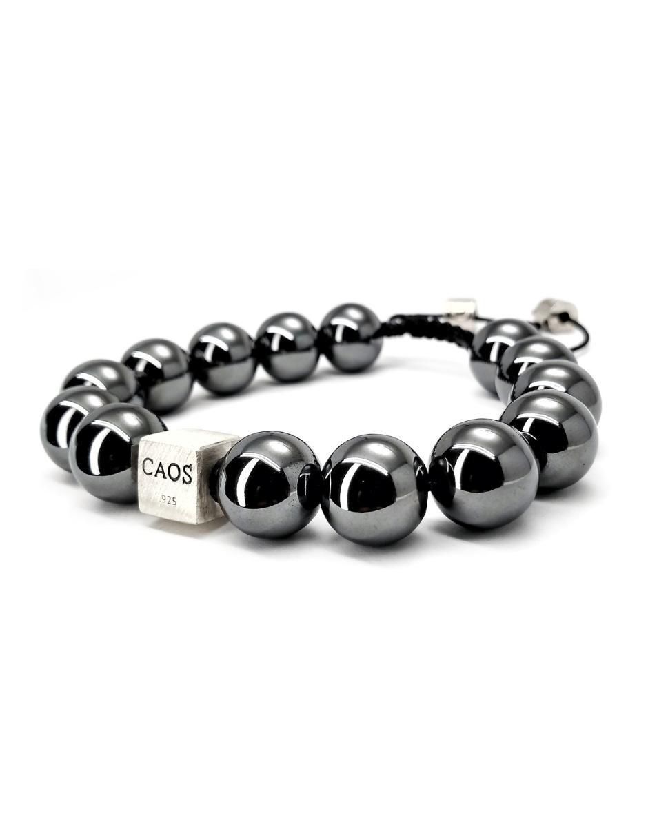 Pulsera de plata con hematita P 925 Bloodstone acabado brillante 3