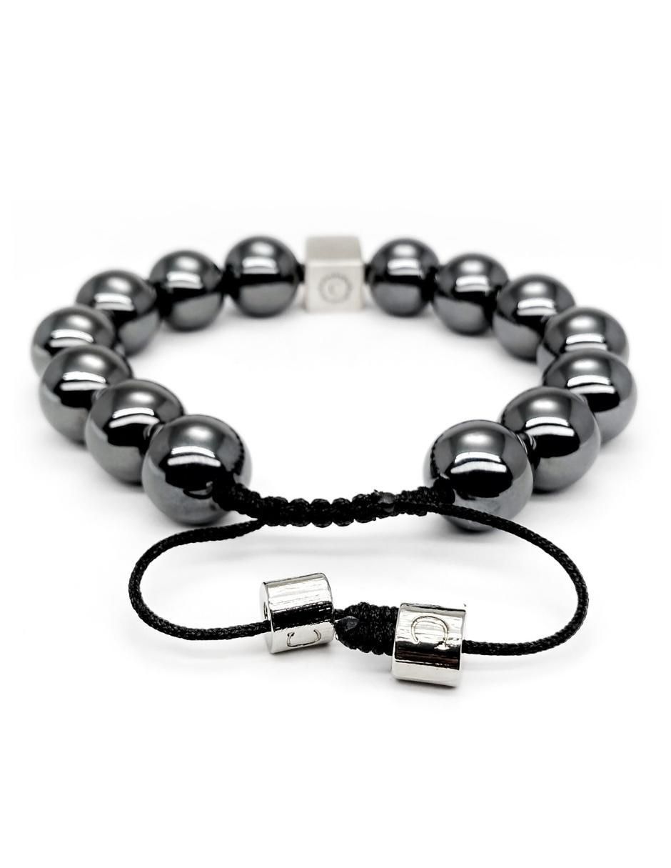 Pulsera de plata con hematita P 925 Bloodstone acabado brillante 4