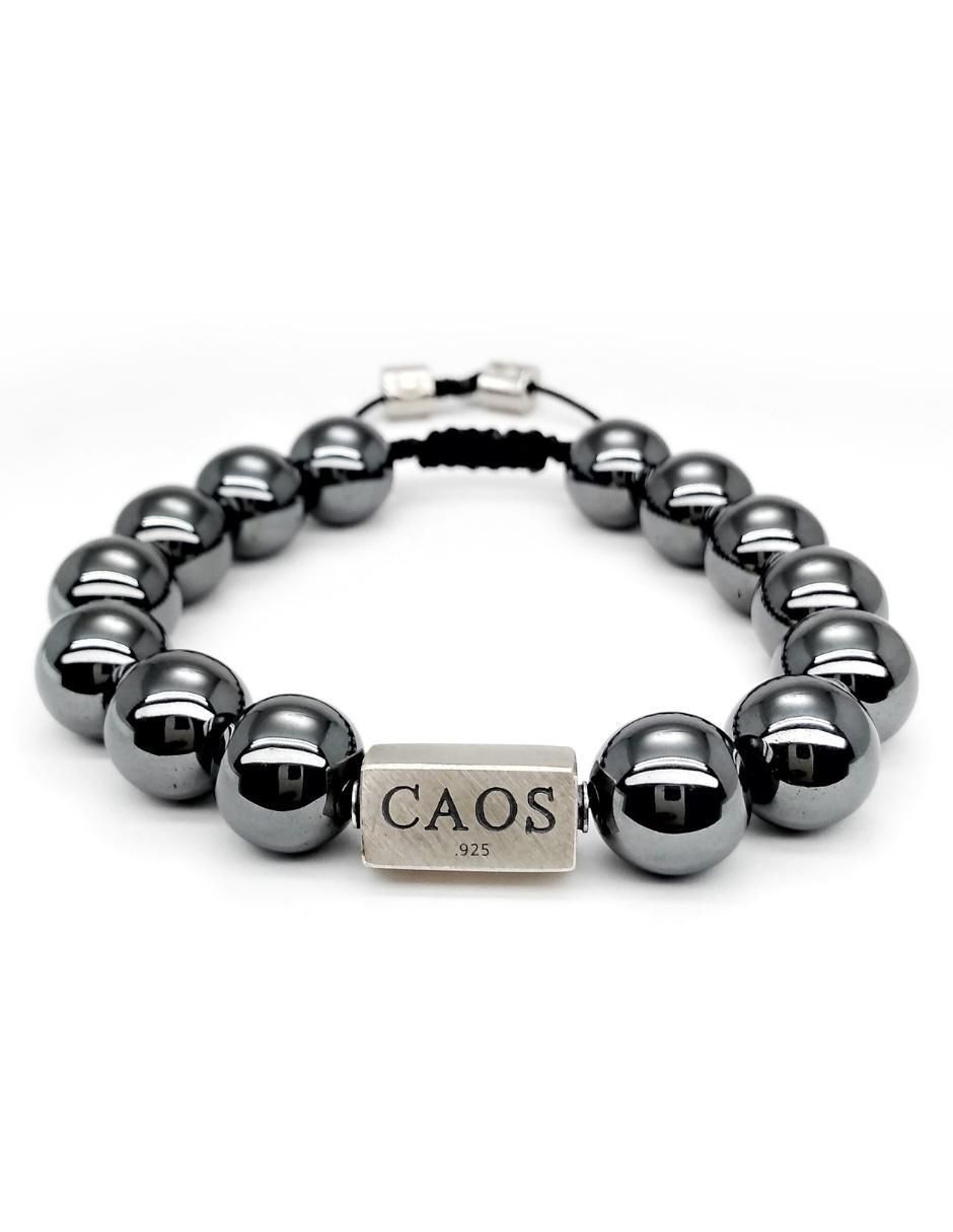 Pulsera de plata con hematita P 925 Bloodstone acabado brillante Pulsera de plata con hematita P 925 Bloodstone acabado brillante