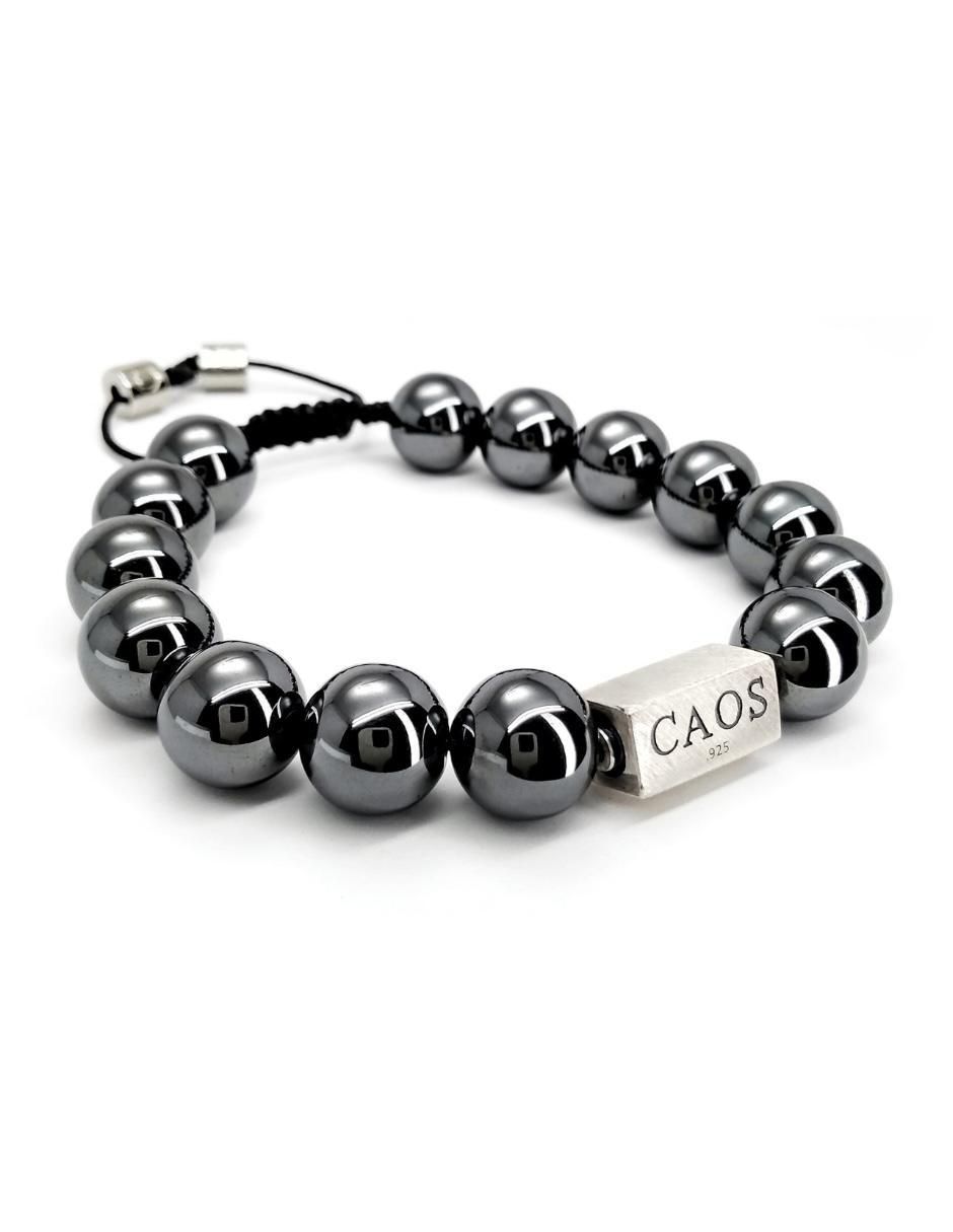Pulsera de plata con hematita P 925 Bloodstone acabado brillante 2