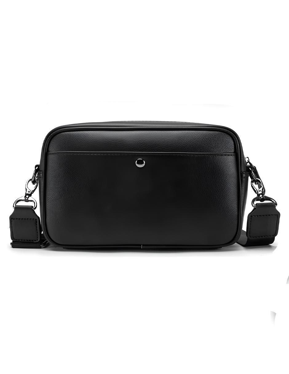Bolsa bandolera de piel para hombre