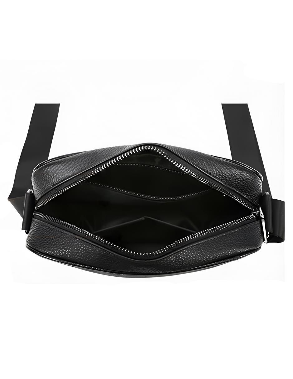 Bolsa bandolera de piel para hombre