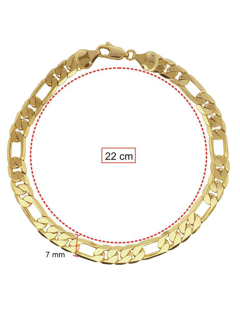 Pulsera 18 K acabado chapa de oro 4