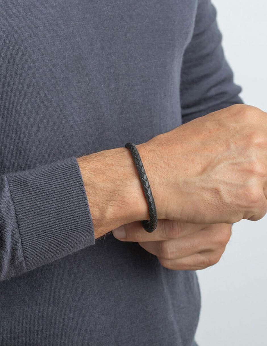 Pulsera Men Basic con acabado brillante