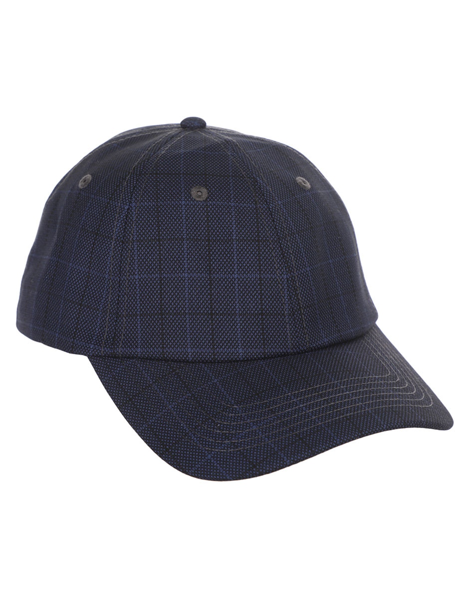 Gorra visera semicurva hebilla casual para hombre