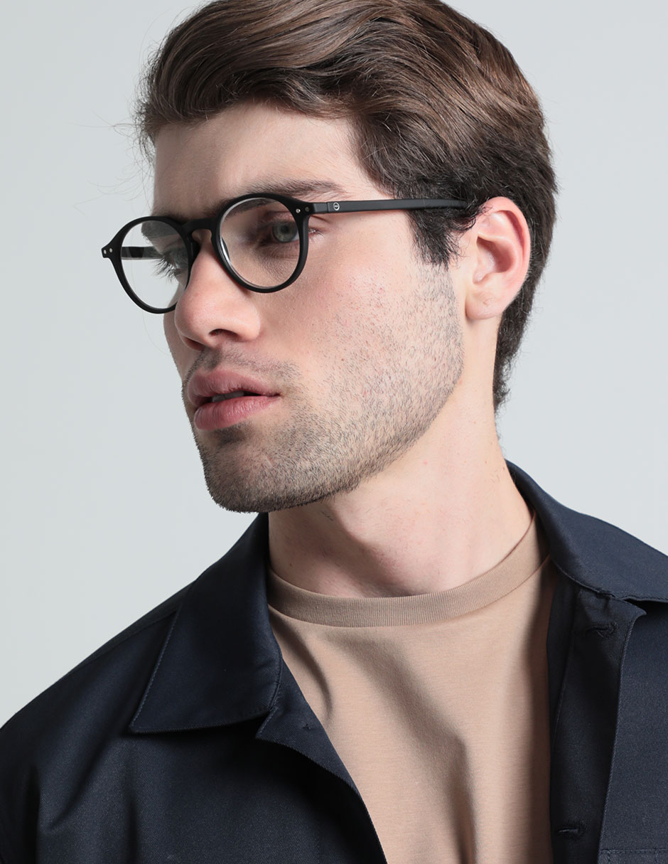 Lentes de lectura circular para hombre 6