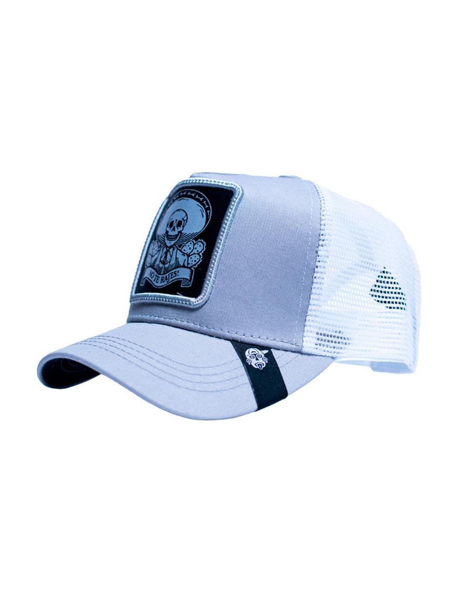 Gorra visera curva snapback casual Frase No te rajes para adulto 3