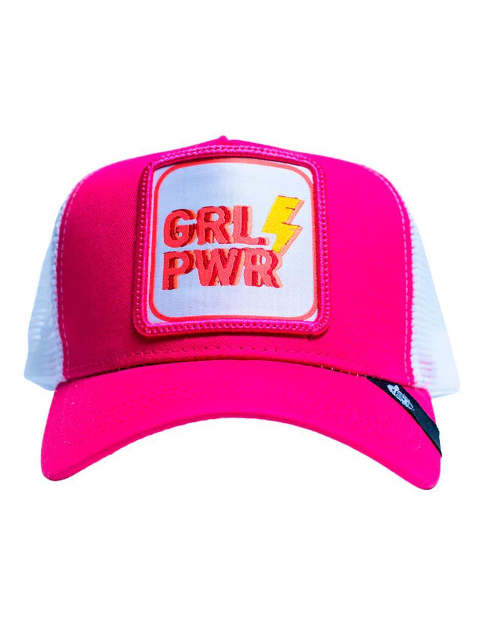 Gorra visera curva snapback casual Frase Girl Power para adulto