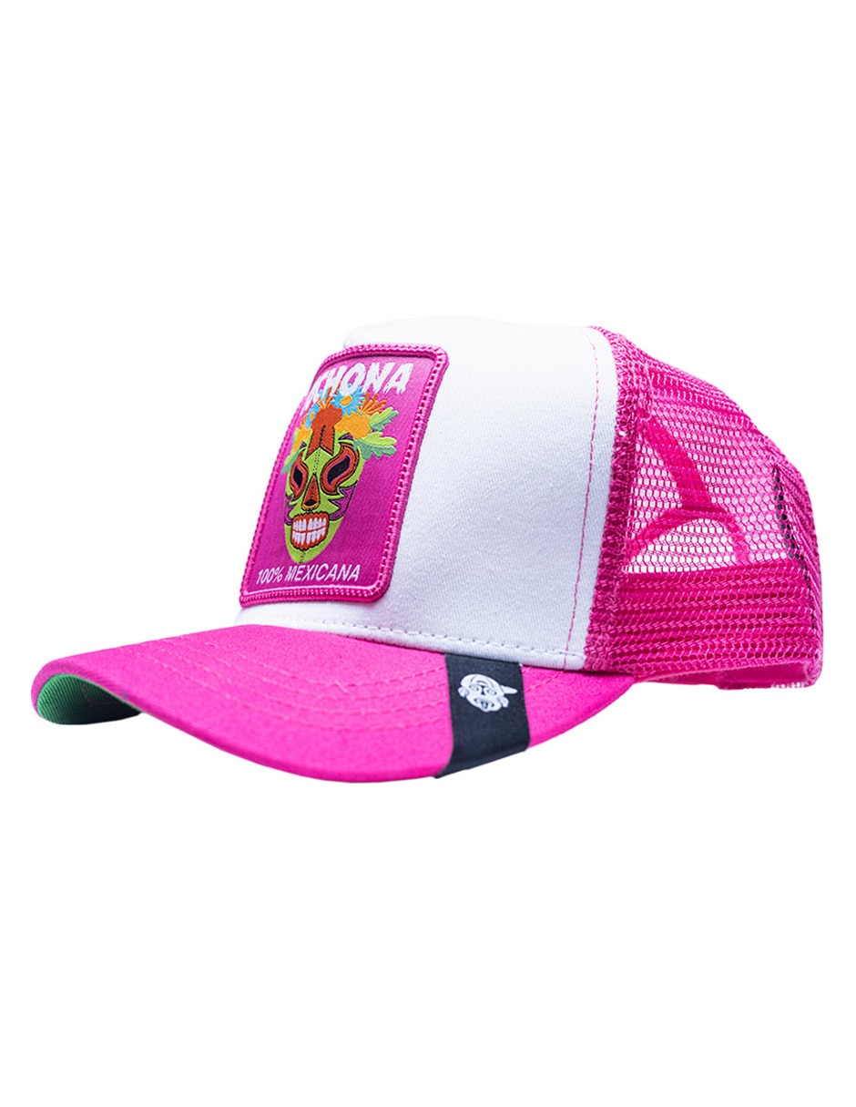 Gorra visera curva snapback para béisbol Frase Luchona para adulto 4