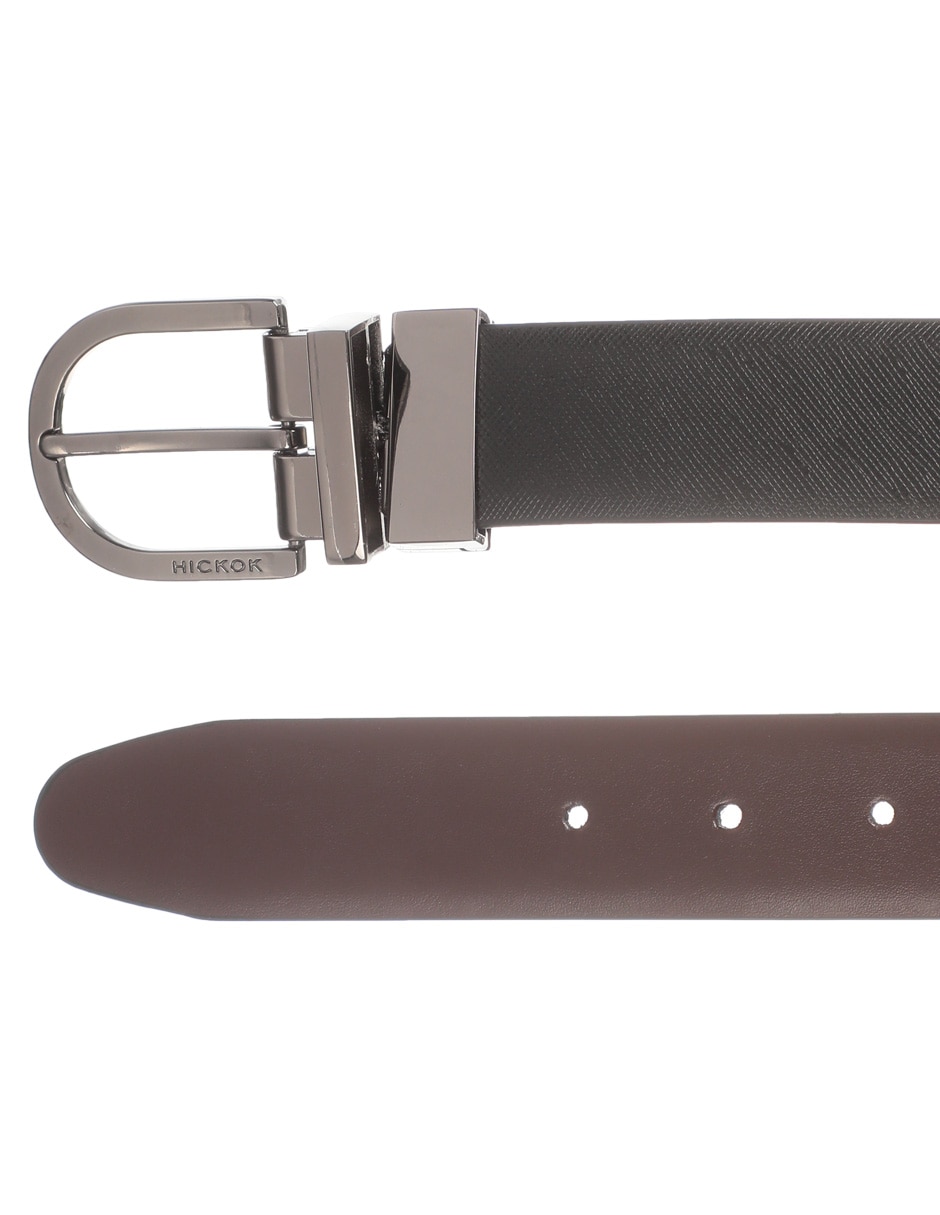 Cinturón Hickok de piel para hombre