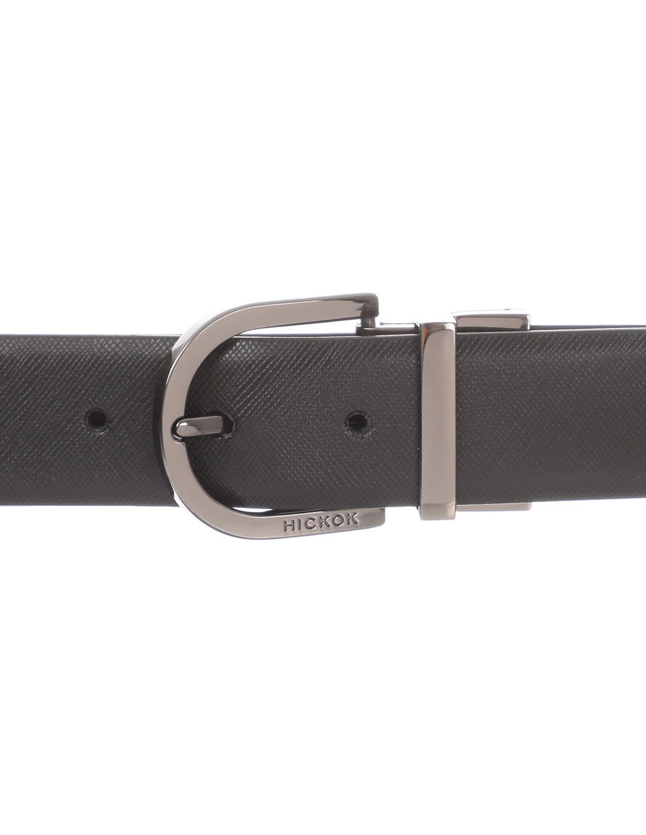 Cinturón Hickok de piel para hombre