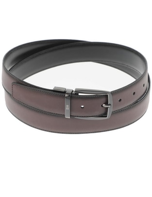 Cinturón de piel para hombre