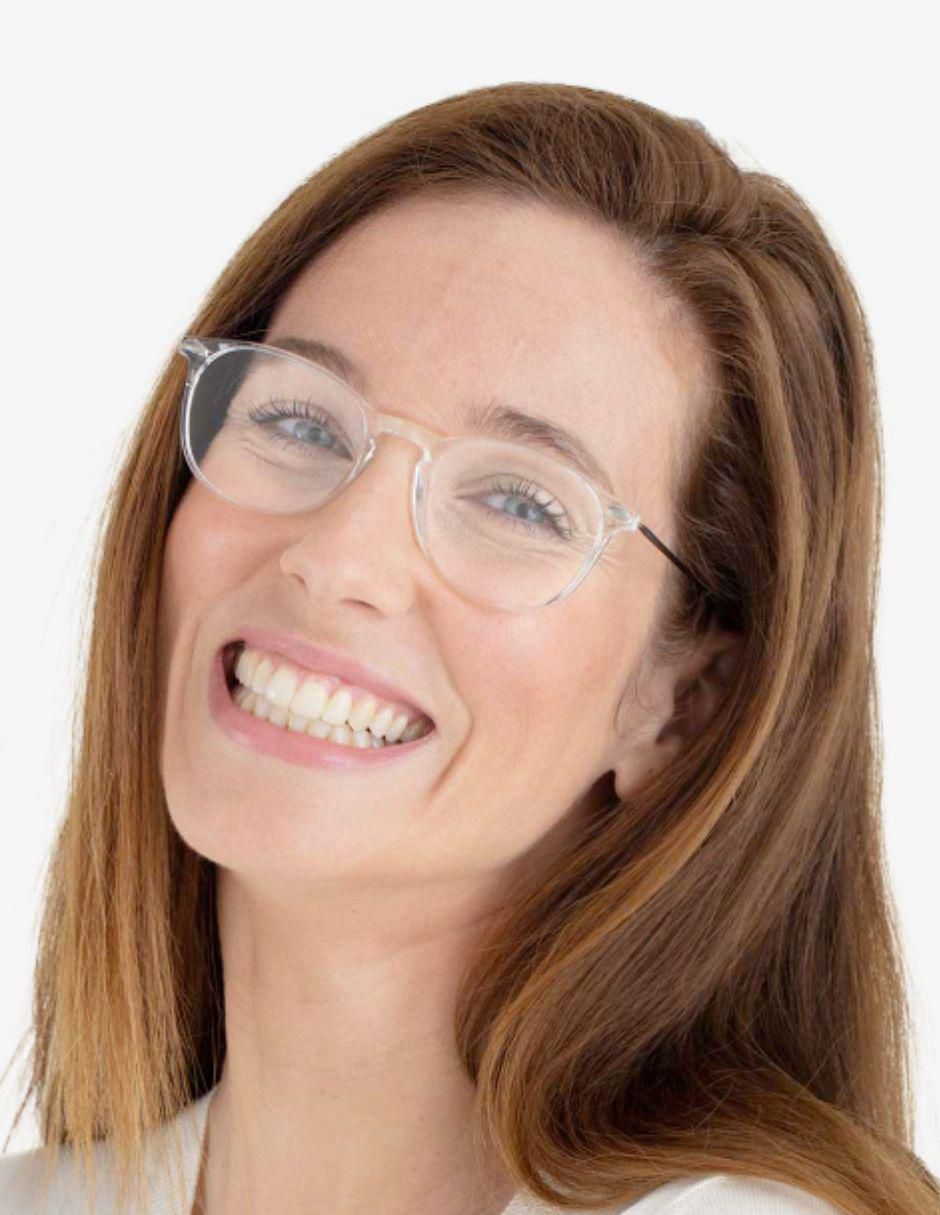 Lentes de lectura Alba Crystal unisex 5