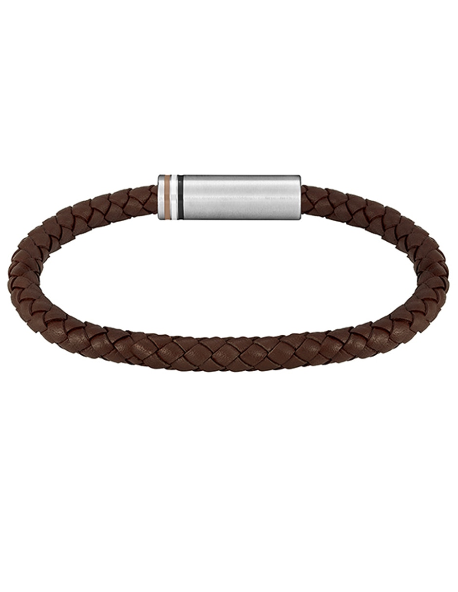 Brazalete de piel Ares Single acabado liso 2