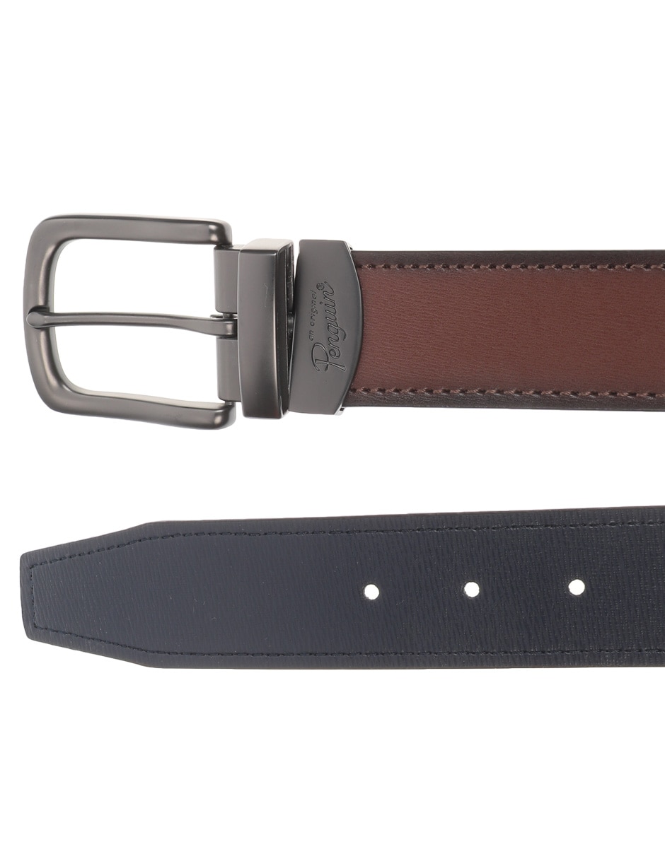 Cinturón de piel para hombre