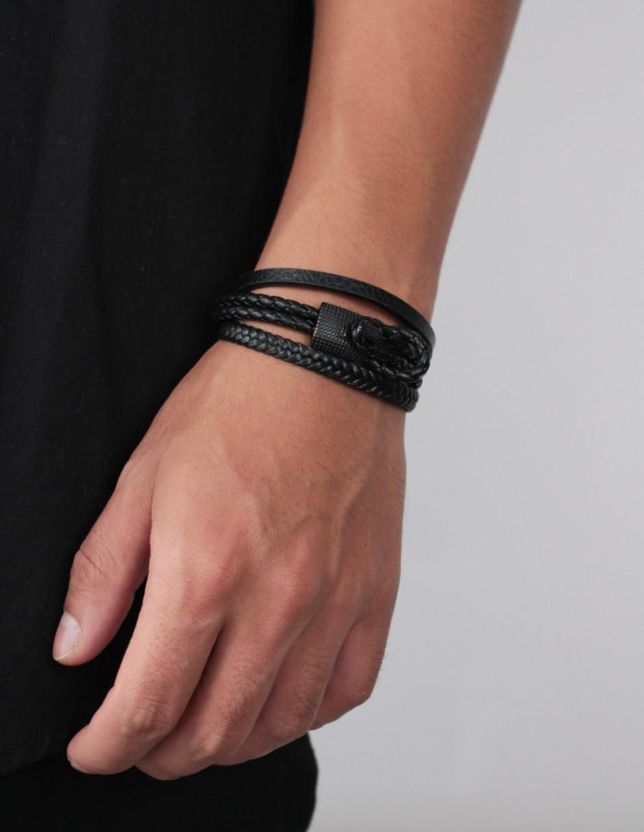 Pulsera Black acabado pulido 3