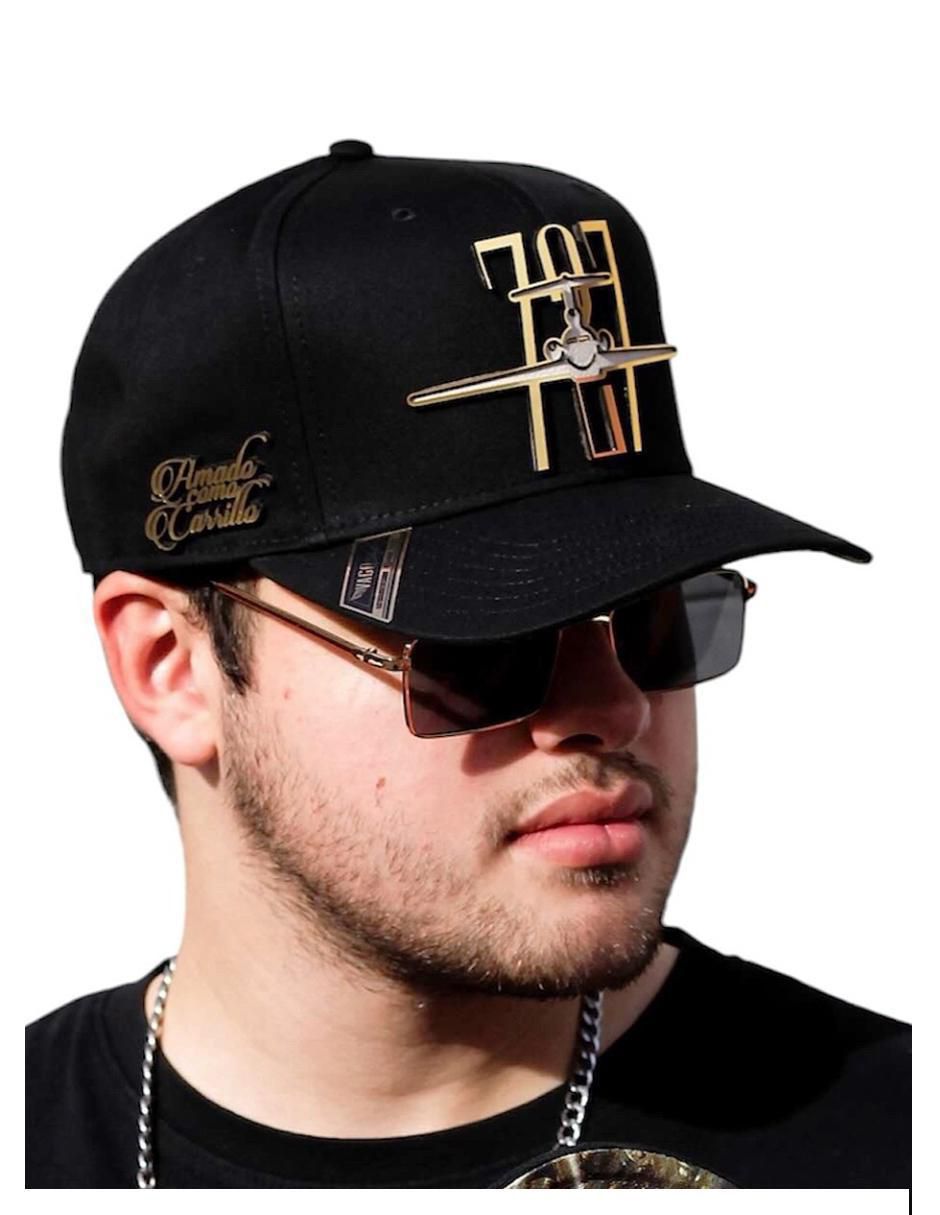 Gorra visera curva snapback casual Amado Carrillo para adulto 4