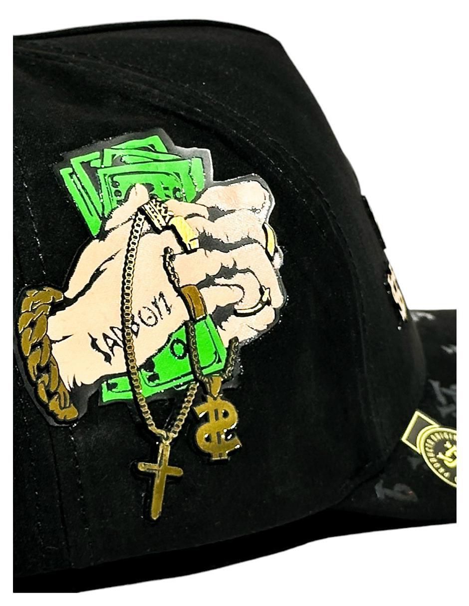 Gorra visera curva snapback casual Luxury para adulto 4