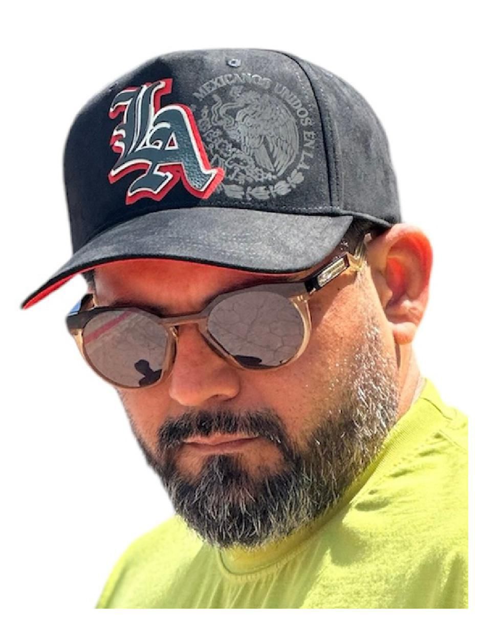 Gorra visera curva snapback casual La Mx para adulto 4