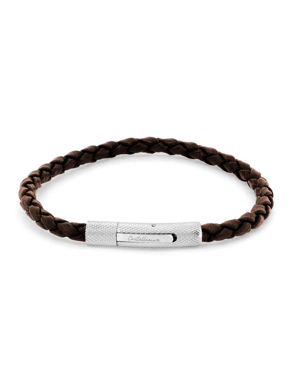 Pulsera de piel Numana acabado liso