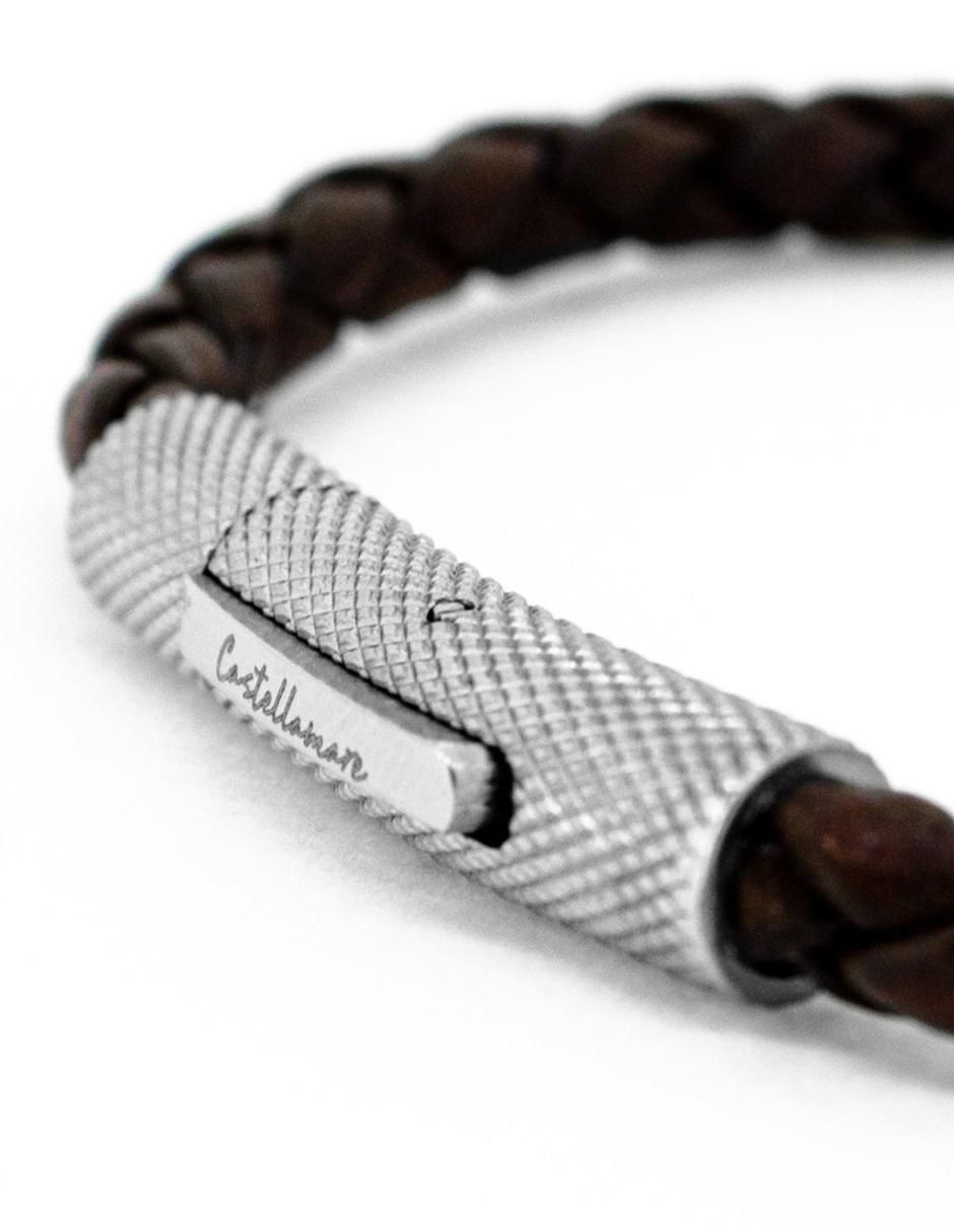 Pulsera de piel Numana acabado liso