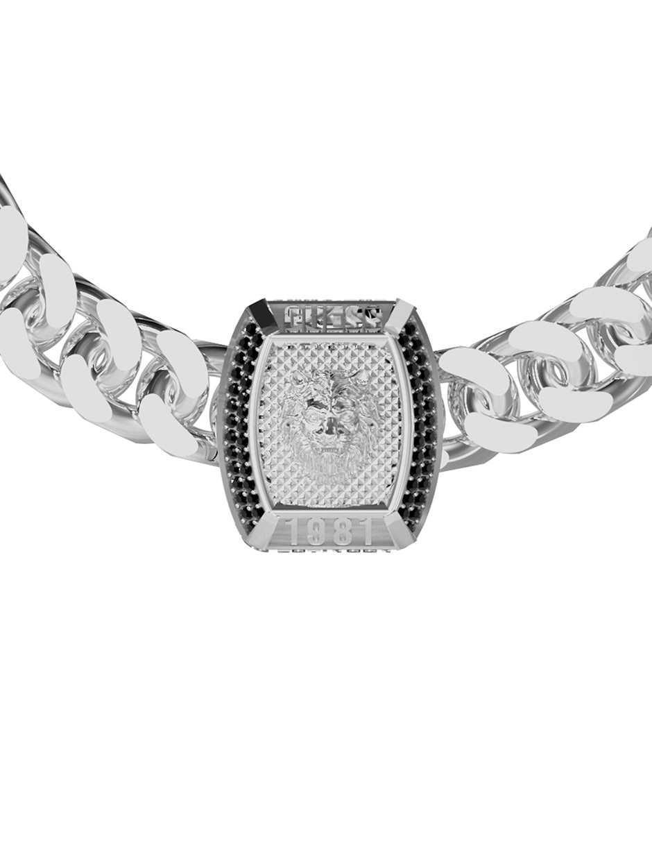 Brazalete con zirconia Lion King con acabado pulido 2