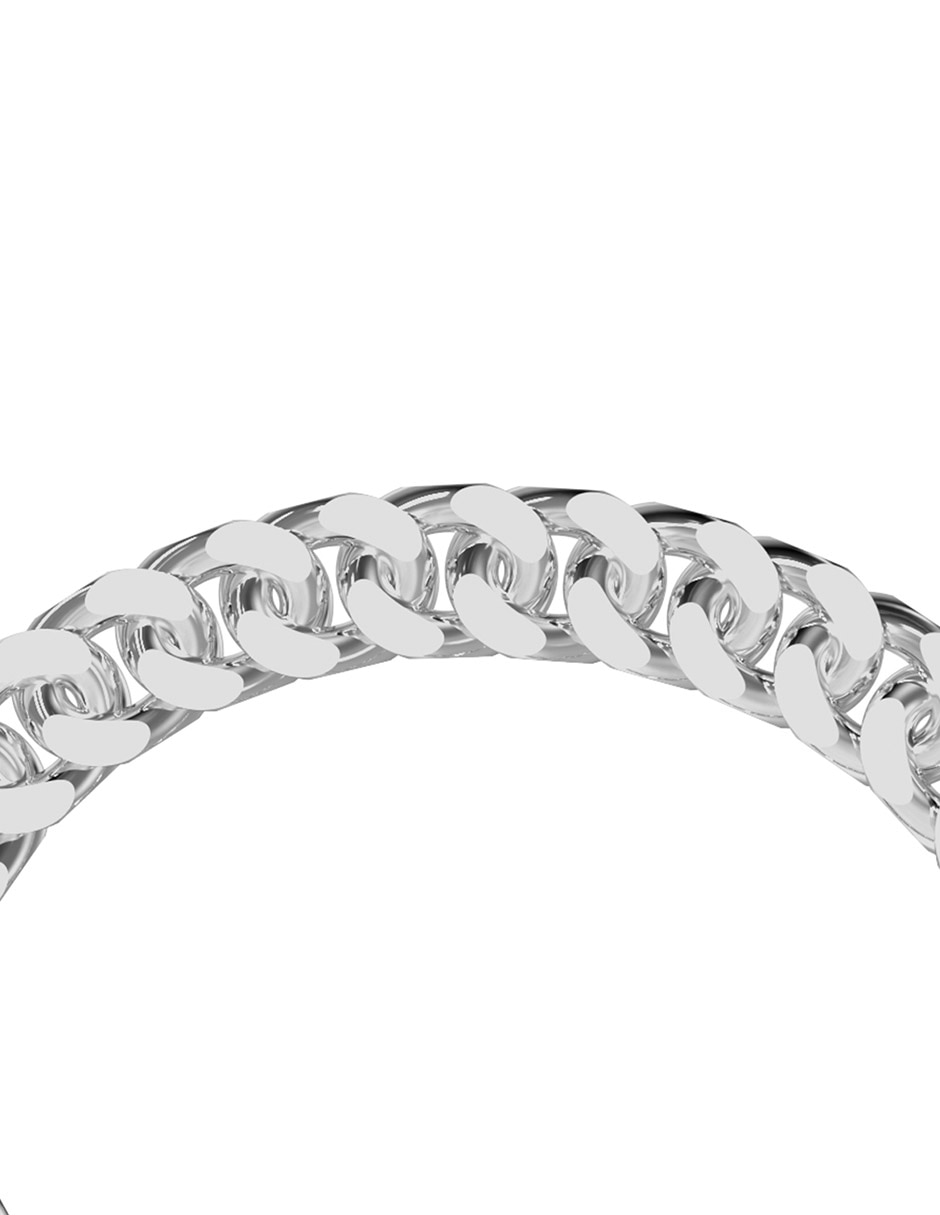 Brazalete con zirconia Lion King con acabado pulido