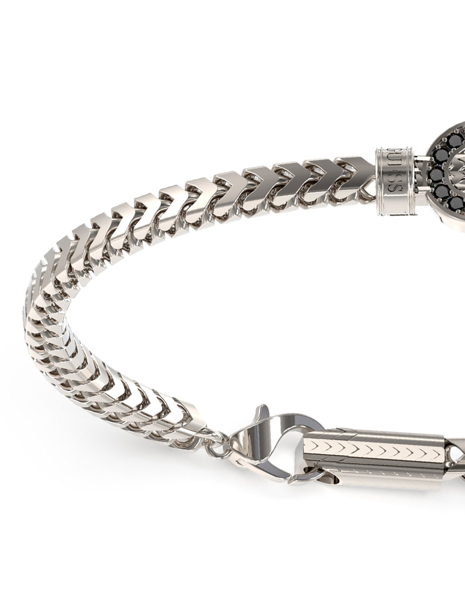 Brazalete con zirconia Sailor Knot con acabado pulido