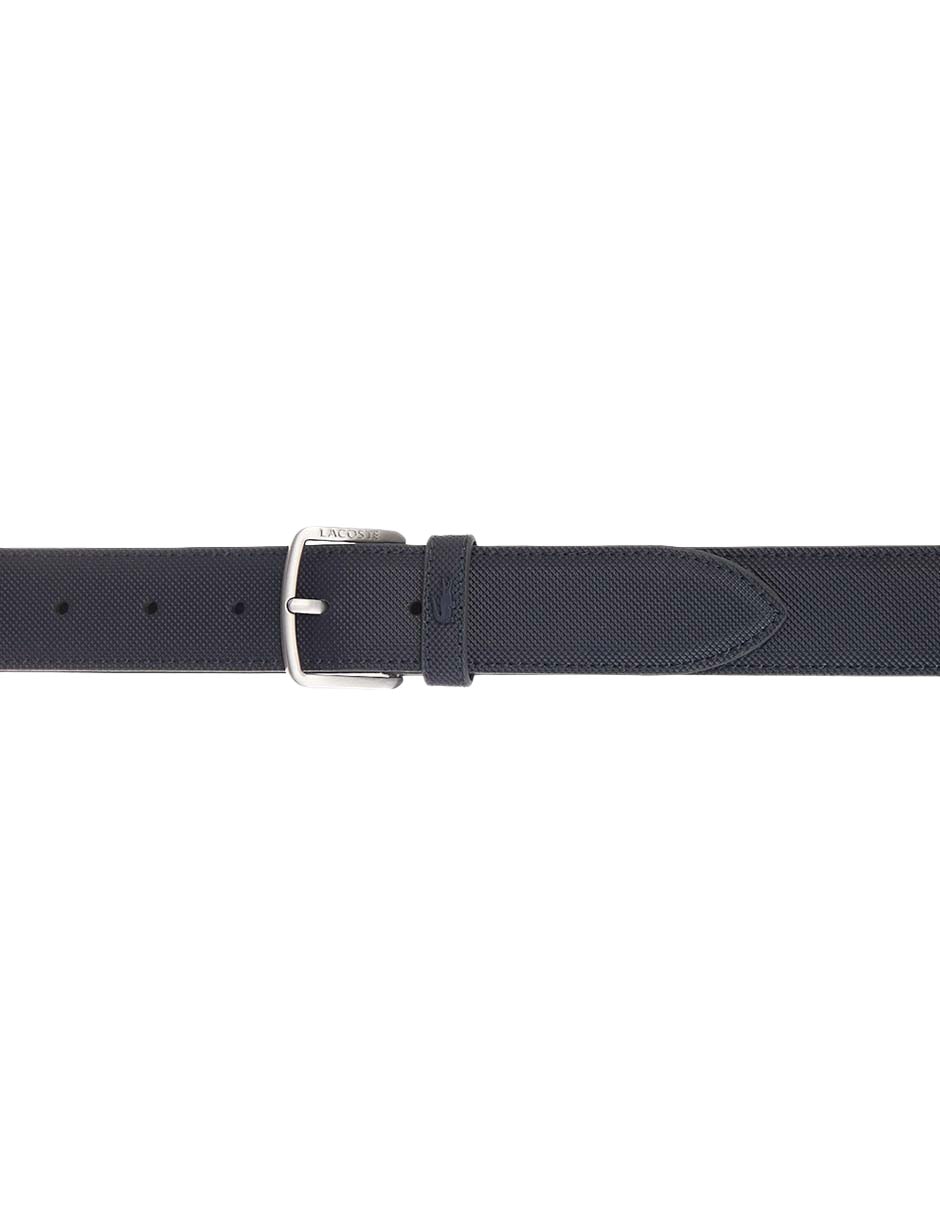 Cinturón Lacoste de piel para hombre