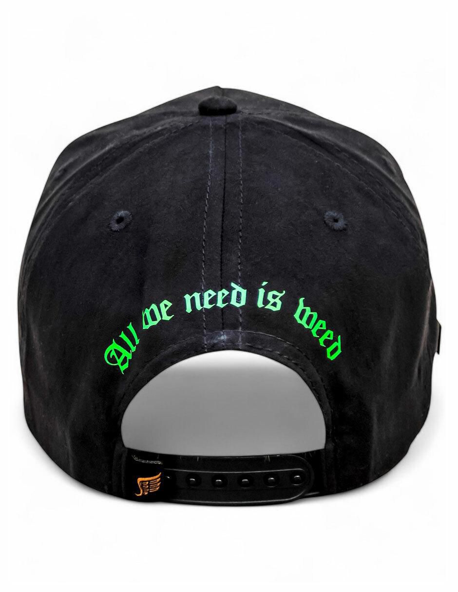 Gorra visera curva snapback casual Flor Divina para adulto 6