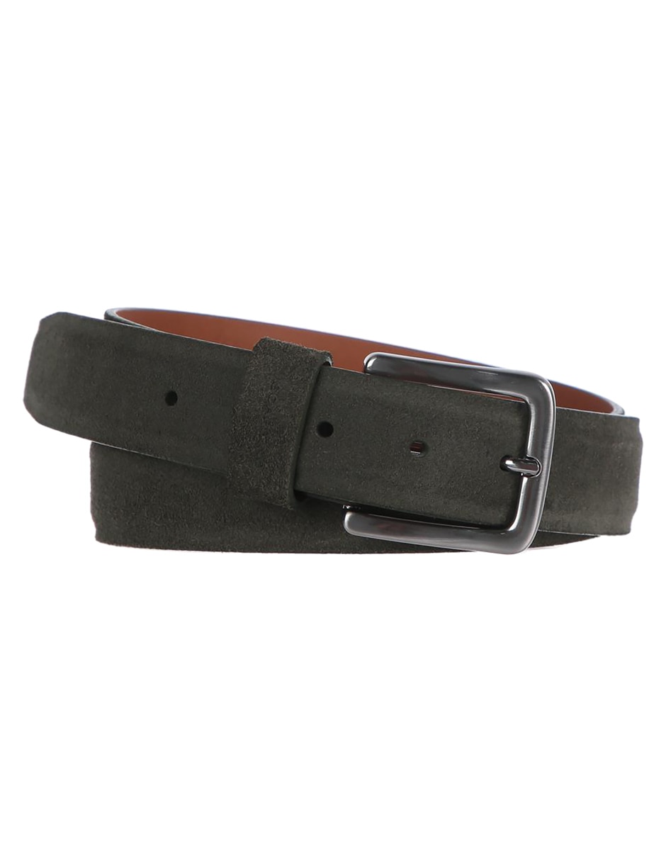 Cinturón de piel para hombre