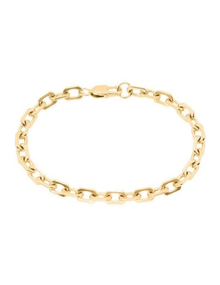 Pulsera con acabado chapa de oro