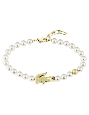 Brazalete Lacoste Matchpoint con acabado brillante