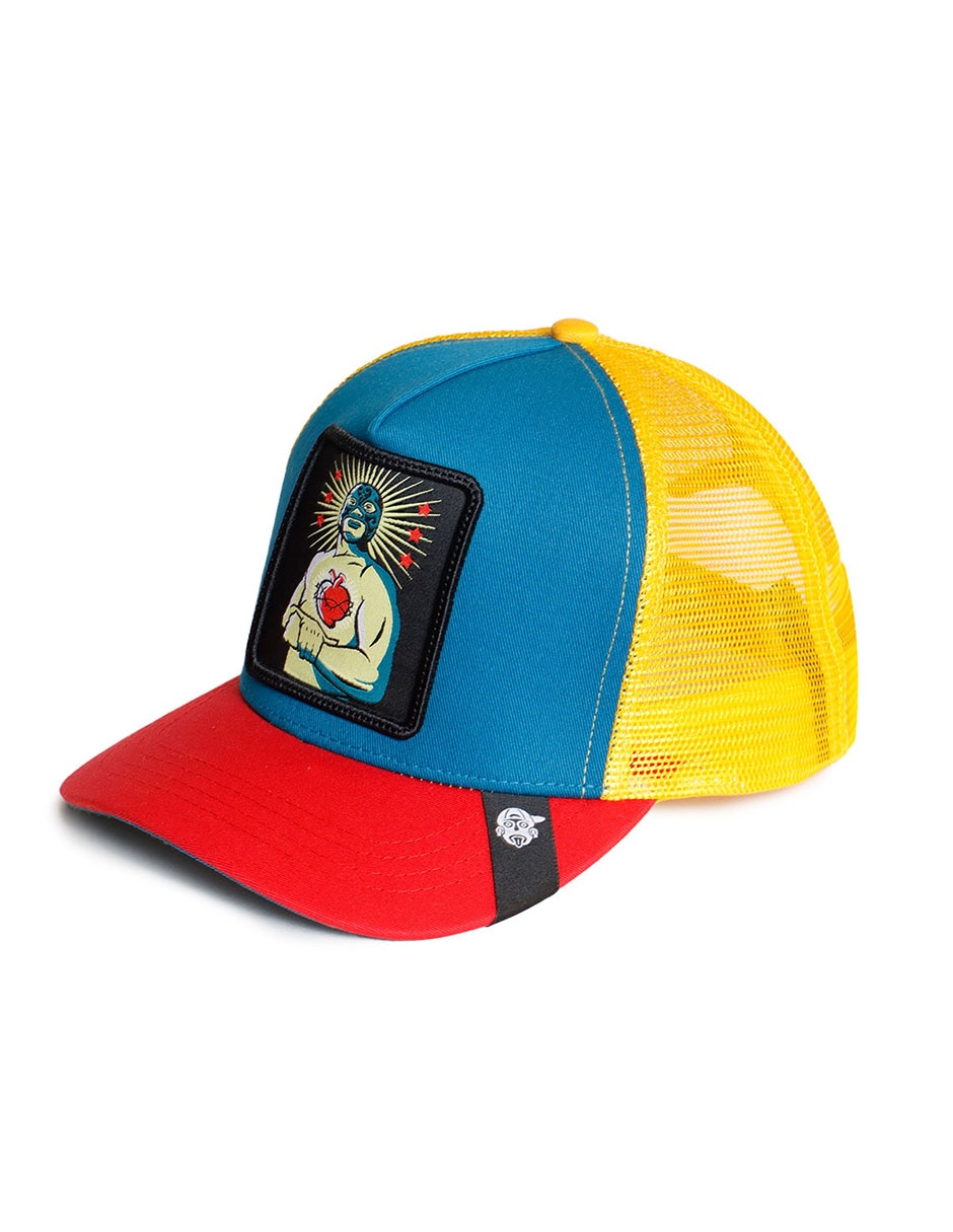 Gorra visera curva snapback casual Iconos Luchador corazón para adulto