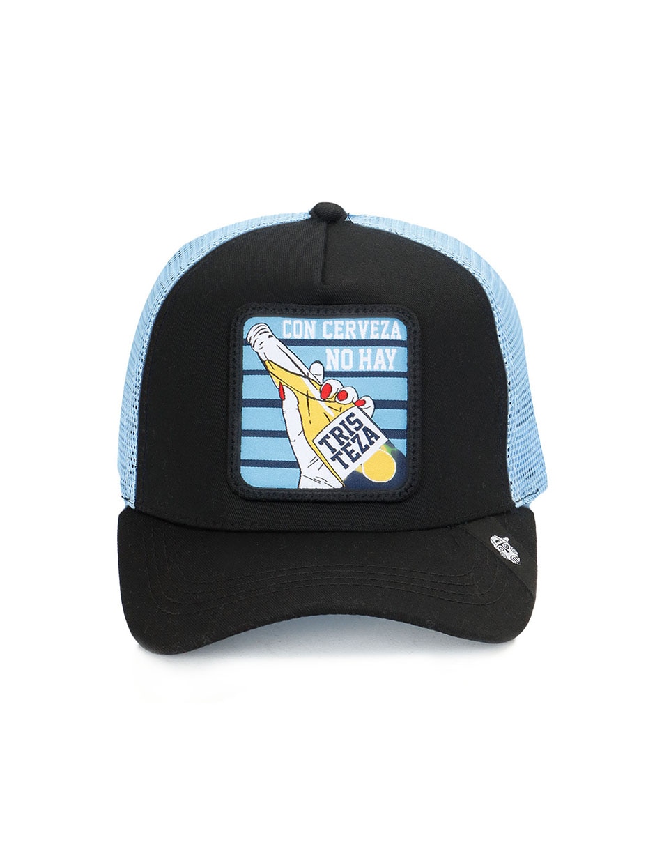 Gorra visera curva snapback casual Frase Con cerveza no hay tristeza para adulto Gorra visera curva snapback casual Frase Con cerveza no hay tristeza para adulto