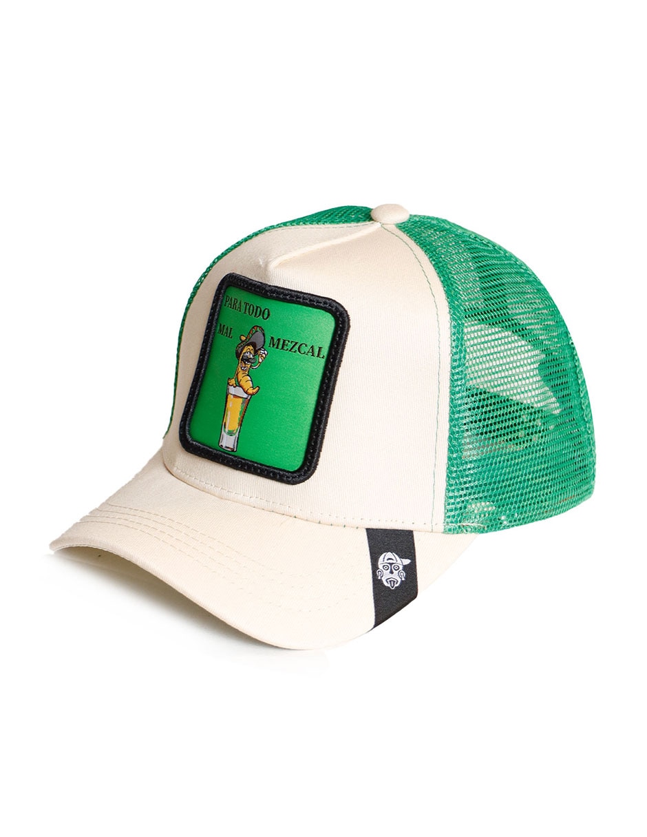 Gorra visera curva snapback casual Frase Para todo mal mezcal para adulto