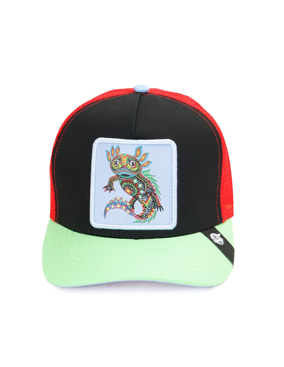 Gorra visera curva snapback casual Iconos Ajolote para adulto Gorra visera curva snapback casual Iconos Ajolote para adulto