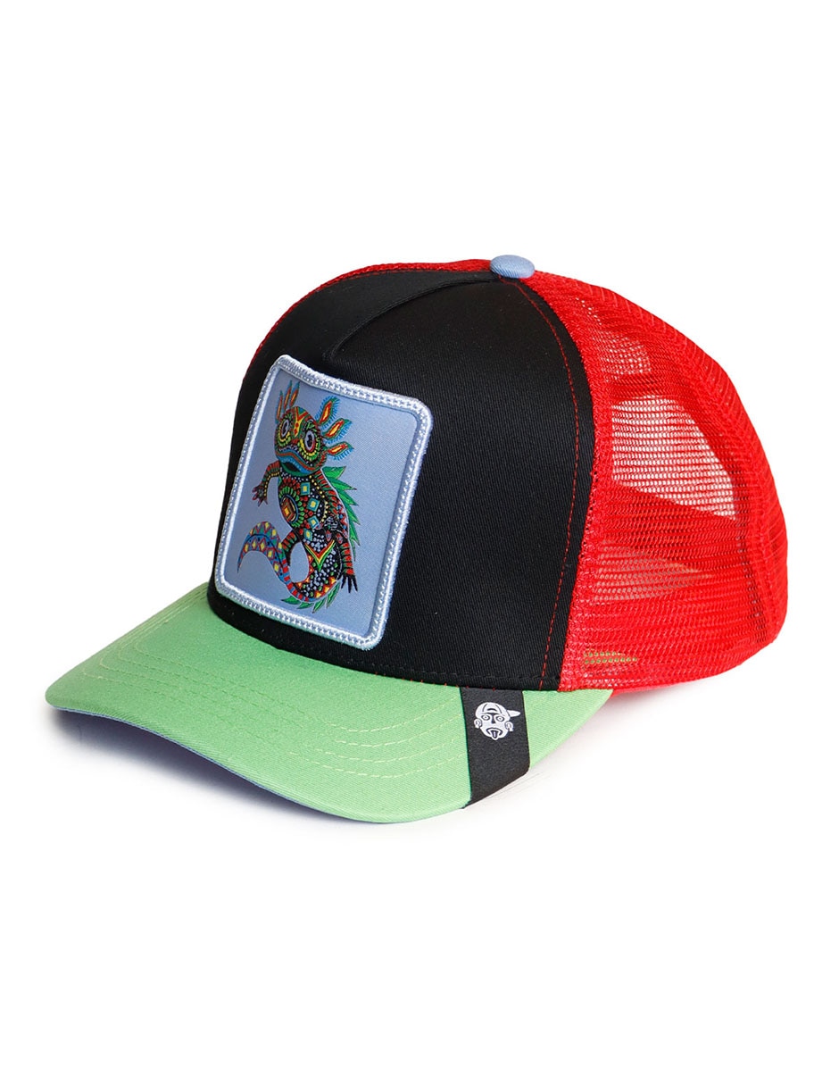 Gorra visera curva snapback casual Iconos Ajolote para adulto 5