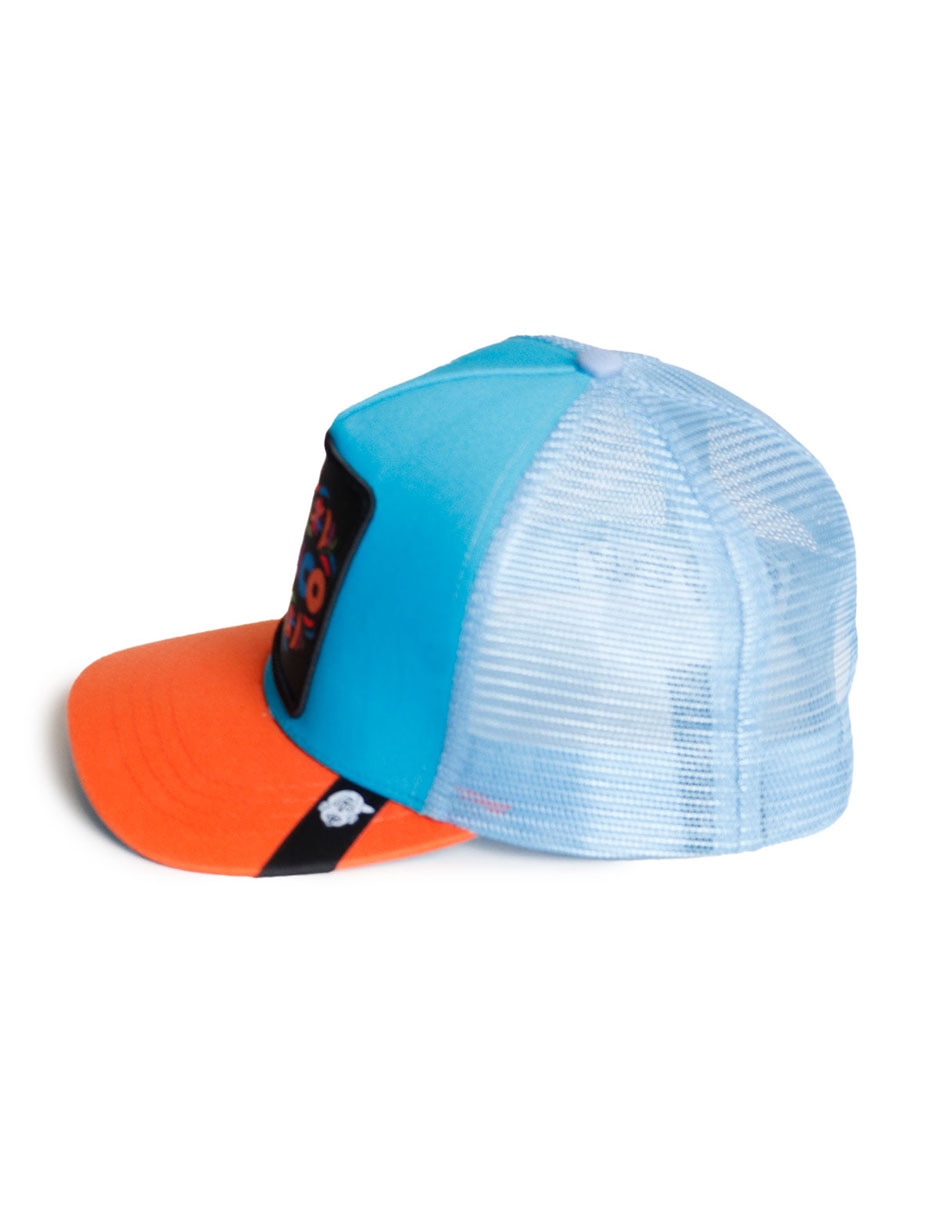 Gorra visera curva snapback casual Frase México confeti para adulto 4