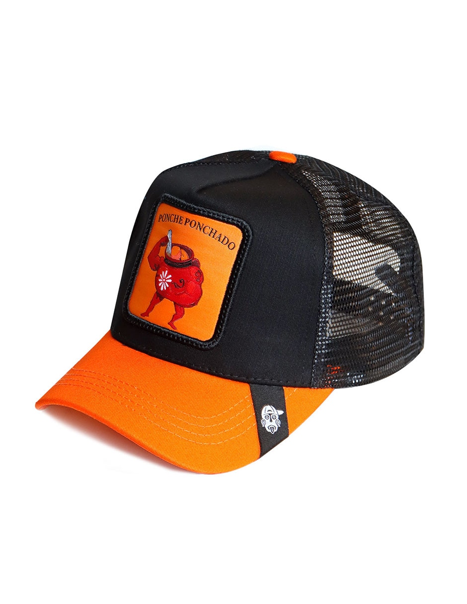 Gorra visera curva snapback casual Frase Ponche ponchado para adulto 5